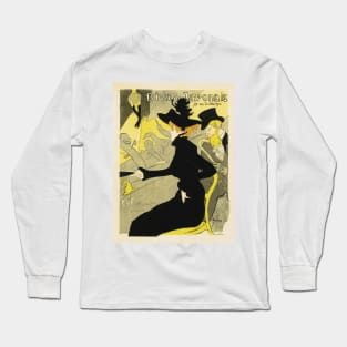 DIVAN JAPONAIS 1894 Lithograph Poster by Henri Toulouse Lautrec Vintage French Cafe Chantant Long Sleeve T-Shirt